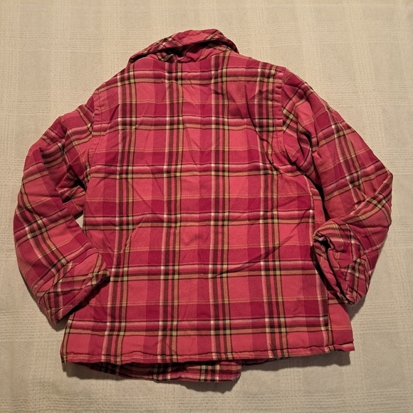 Gymboree girls size 5/6 pink plaid button up jacket - Picture 2 of 4